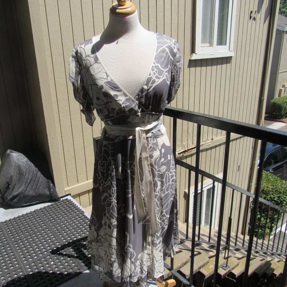 #159  NEW WOMEN'S SILKY CHIFFON DRESS BY PHASE 8  (SIZE 12US /16UK)
